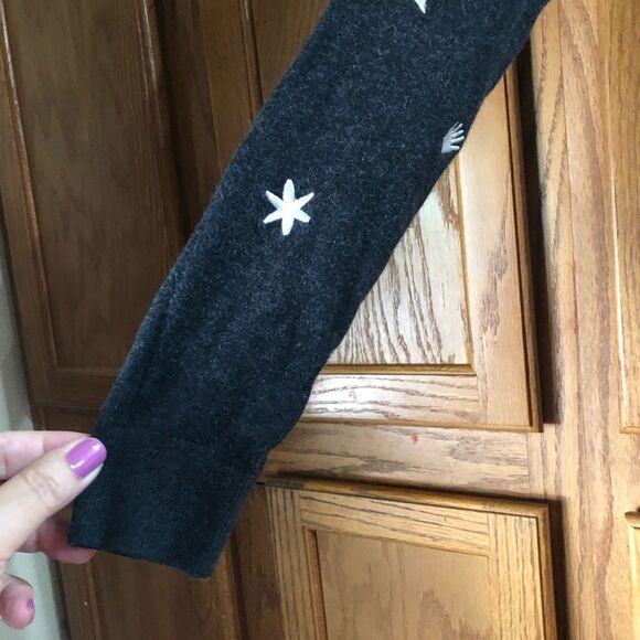 PS Paul Smith Hidden Button Front Embroidered Shapes Wool Blend Cardigan - XS - Picture 5 of 13